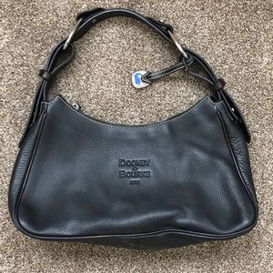 Dooney & Bourke 1975 Black Leather Shoulder Bag